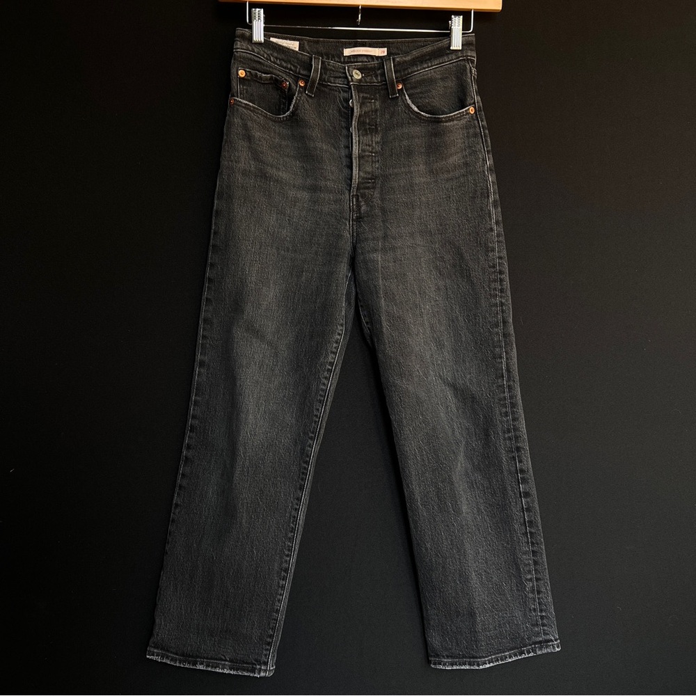 Levi’s Ribcage Ankle Black size 28